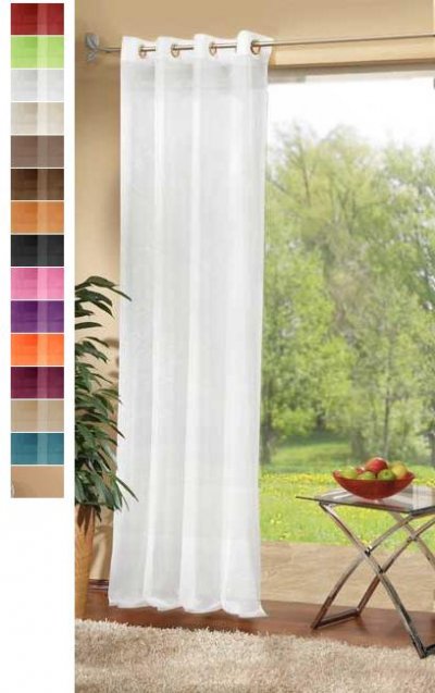 -20332-Voile Ösen Schal UNI -20332-