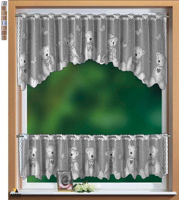-33520-KIDS Scheibengardinen Set 2 Teilig -33520-