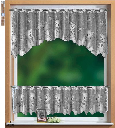-33520-KIDS Scheibengardinen Set 2 Teilig -33520-