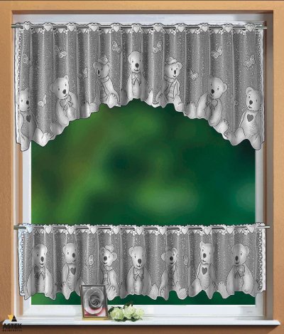 -33520-KIDS Scheibengardinen Set 2 Teilig -33520-