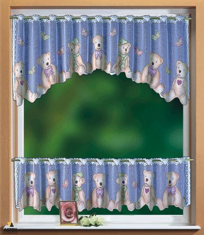 -33520-KIDS Scheibengardinen Set 2 Teilig -33520-