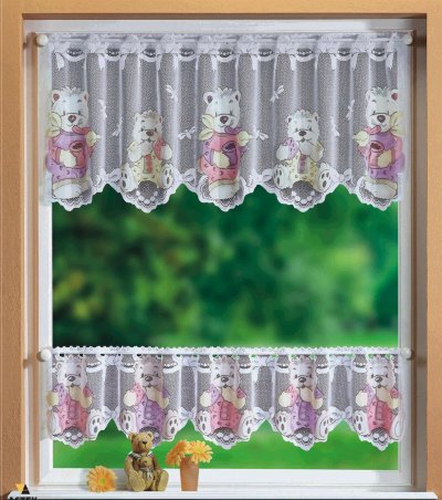-33520-KIDS Scheibengardinen Set 2 Teilig -33520-