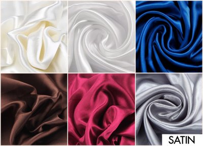 -61068-Satin Deko Stoff, blickdicht -61068- meterware
