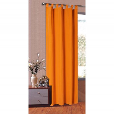 -20400-Vorhang Blickdicht Schlaufenschal aus Microsatin, matt, Kräuselband -20400-