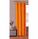 -20400-Vorhang Blickdicht Schlaufenschal aus Microsatin, matt, Kräuselband -20400-