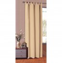 -20400-Vorhang Blickdicht Schlaufenschal aus Microsatin, matt, Kräuselband -20400-