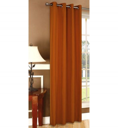 -20405-Vorhang Blickdicht Schal mit Ösen aus Microsatin, matt -20405-