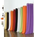 -20405-Vorhang Blickdicht Schal mit Ösen aus Microsatin, matt -20405-