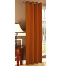 -20405-Vorhang Blickdicht Schal mit Ösen aus Microsatin, matt -20405-