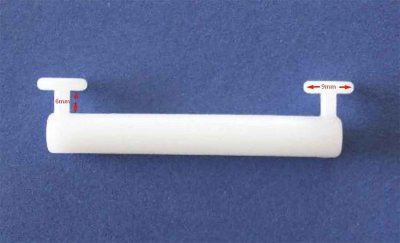 -1010-    Schlaufengleiter 50 mm für Schlaufenschals an Gardinenschienen