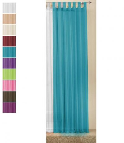 -611750-Schlaufenschal Gardine Voile transparent Schal...