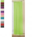 -61225-Schlaufenschal Gardine Voile transparent Schal Sondergröße 225 x 140 cm -61225-