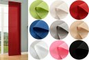 -85620-Schiebegardine Flächenvorhang Wildseide Optik Vorhang 245x60 cm -85620-