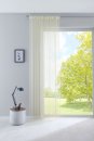 -20303- Creme 250x145 Fadengardine, Tunneldurchzug -20303-