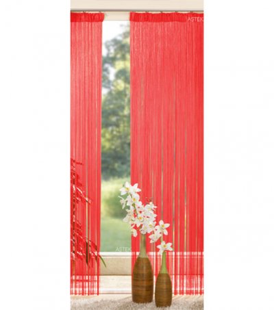 -20303- Rot 250x145 Fadengardine, Tunneldurchzug -20303-