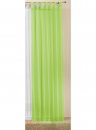 -61000- Apfelgrün 245x140 Schlaufenschal Voile, transparent -61000-