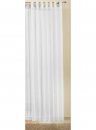 -61000- Weiß 245x140 Schlaufenschal Voile, transparent -61000-