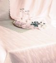-181-  Creme-130x160 YASMIN Jacquard Damast Tischdecke