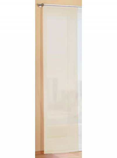 -85589- Creme 245x60 Flächenvorhang Schiebegardine...