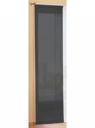 -85589- Schwarz 245x60 Flächenvorhang Schiebegardine...