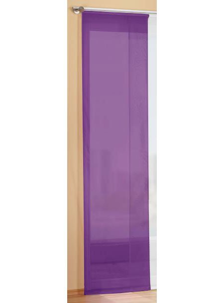-85589- Lila 245x60 Flächenvorhang Schiebegardine mit Zubehör -85589-