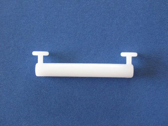 -101-  Weiß-5 Schlaufengleiter, 8 Stück, Länge 5 cm