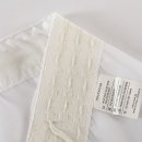 -610011- Weiß 160x450 Gardinen Store Voile mit Kräuselband -610011-
