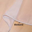 -610011- Weiß 160x450 Gardinen Store Voile mit Kräuselband -610011-