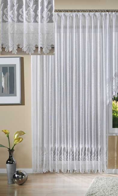 -13114- Weiß 240x300 Jacquard Bogen Store, Fertig...