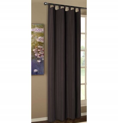 -20400- Braun 245x140 Vorhang Blickdicht Schlaufenschal...