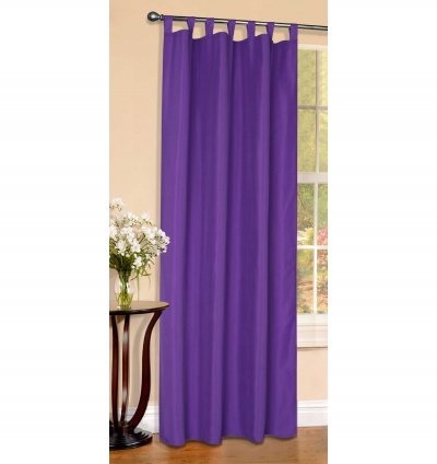 -20400- Lila 245x140 Vorhang Blickdicht Schlaufenschal...