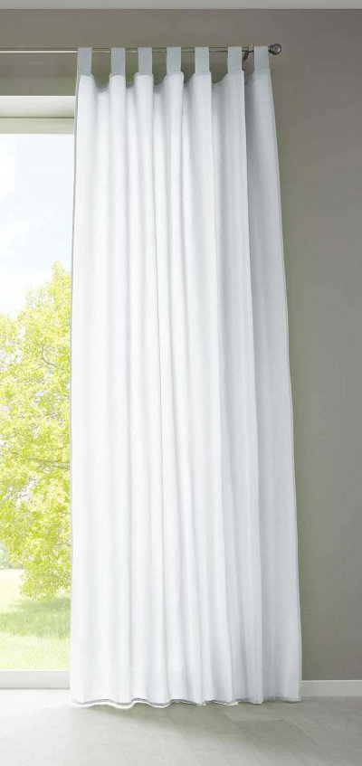 -20400- Weiß 225x140 Vorhang Blickdicht...