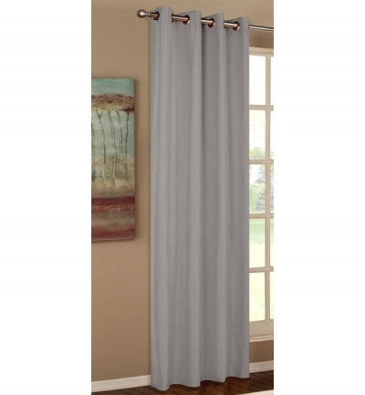-20405- Grau 245x140 Vorhang Blickdicht Schal mit...