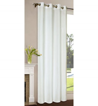 -20405- Creme 245x140 Vorhang Blickdicht Schal mit...