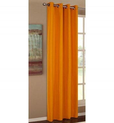 -20405- Orange 245x140 Vorhang Blickdicht Schal mit...