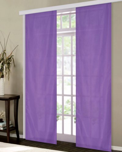 -85600- Lila 245x60 Schiebegardine blickdicht matt...