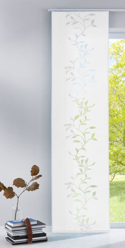 -85611-  Weiß-245x60 (HxB) Flächenvorhang...