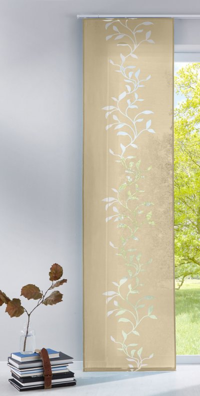 -85611-  Sand-245x60 (HxB) Flächenvorhang...