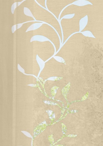 -85611-  Sand-245x60 (HxB) Flächenvorhang Schiebegardine Ausbrenner Tendril