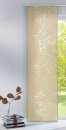 -85611-  Sand-245x60 (HxB) Flächenvorhang Schiebegardine Ausbrenner Tendril