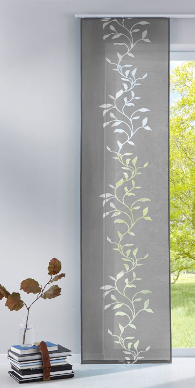 -85611-  Grau-245x60 (HxB) Flächenvorhang...