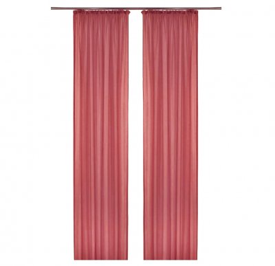 Gardine, 2er Pack, My Home, mit Kräuselband, Farbe...