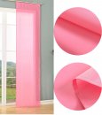 -85620- Pink 245x60 Schiebegardine Flächenvorhang Wildseide Optik Vorhang  cm -85620-