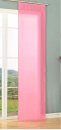 -85620- Pink 245x60 Schiebegardine Flächenvorhang Wildseide Optik Vorhang  cm -85620-