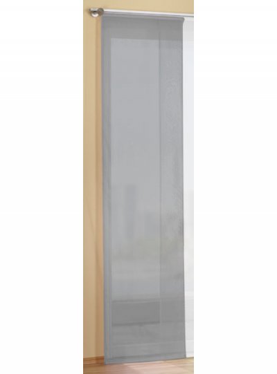 -85589- Grau 245x60 Flächenvorhang Schiebegardine...