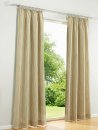 Dekoschal, mit Kräuselband, Heine Home, Blickdicht, Farbe Beige, Design Wellen, Modern, in verschiedenen Größen erhältlich