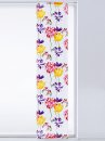 Schiebevorhang, mit Flauschband, Klettband, Farbe Bunt, Design Floral, inkl. Zubehör, Waschbar, in verschiedenen Größen erhältlich