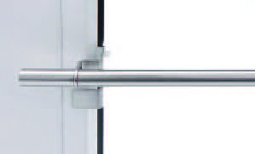 -130-   Vitragestange Klemmstange Pressfix Zylinder Metall