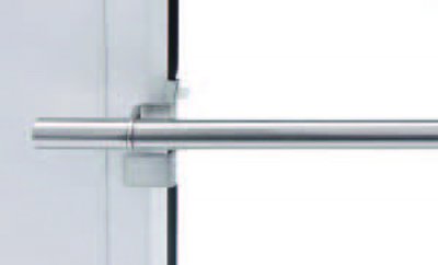 -130-   Vitragestange Klemmstange Pressfix Zylinder Metall