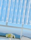 -13142-Bogenstore Jacquard Gardine Kräuselband Blumenmuster Store Barock -13142-